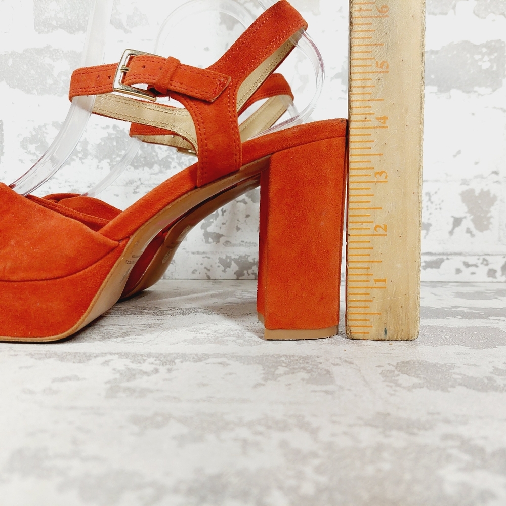 Chinese Laundry Always Platform Ankle Strap Red Heels Sandals W988 - Picture 2 of 13